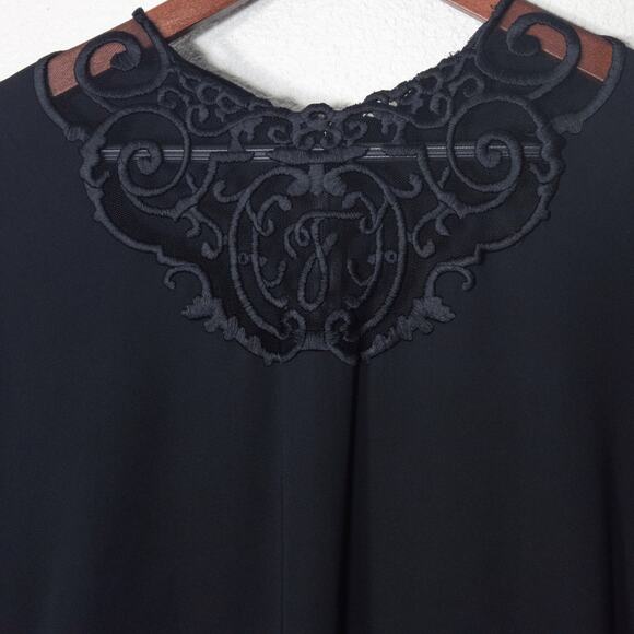 Fendi Women’s Dress Designer Luxury Vintage Black Lace Minimal Dark Romantic 0 - Picture 3 of 12